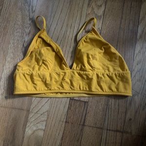 Dark yellow bralette